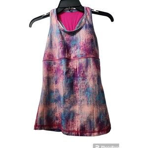 Ivivva Girls Active Tank Top Racerback‎ Athletic Colorful Size 12